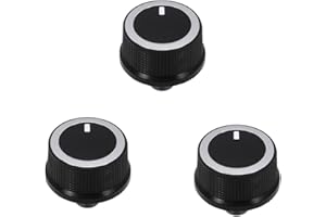 KALOEOU 3Pcs AC Temperature Knob Compatitable with Express 2008-2021 Savana 2008-2017 Replaces 84141127 84793085