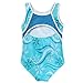 TFJH E Toddler Gymnastics Leotard Athletic Bodysuit Sportwear CyanSnowflake 8A