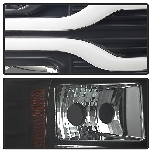 Spyder Auto 5083609 DRL LED Projector Headlights Version 3 Black  DRL LED Projector Headlights