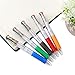 Colored Pens Pack of 12 - Multicolor Pen Retractable 4 Color Ballpoint Pens (Black, Blue, Red, Green) - 4 in 1 Multifunction Ballpoint Pen 0.7 mm for Office School Supplies Students Children Gift