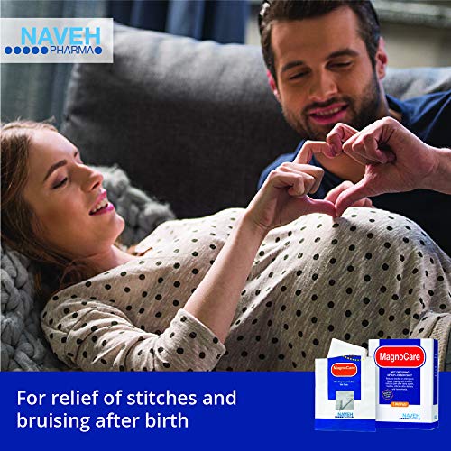 MagnoCare - Magnesium & Epsom Salt Wet Pads to Reduce Pain, Aches and Inflammation, 5 Individually-Wrapped, Single-Use Pads, by Naveh Pharma