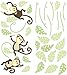 WallPops WPK0019 Monkeying Around Wall Art Kit