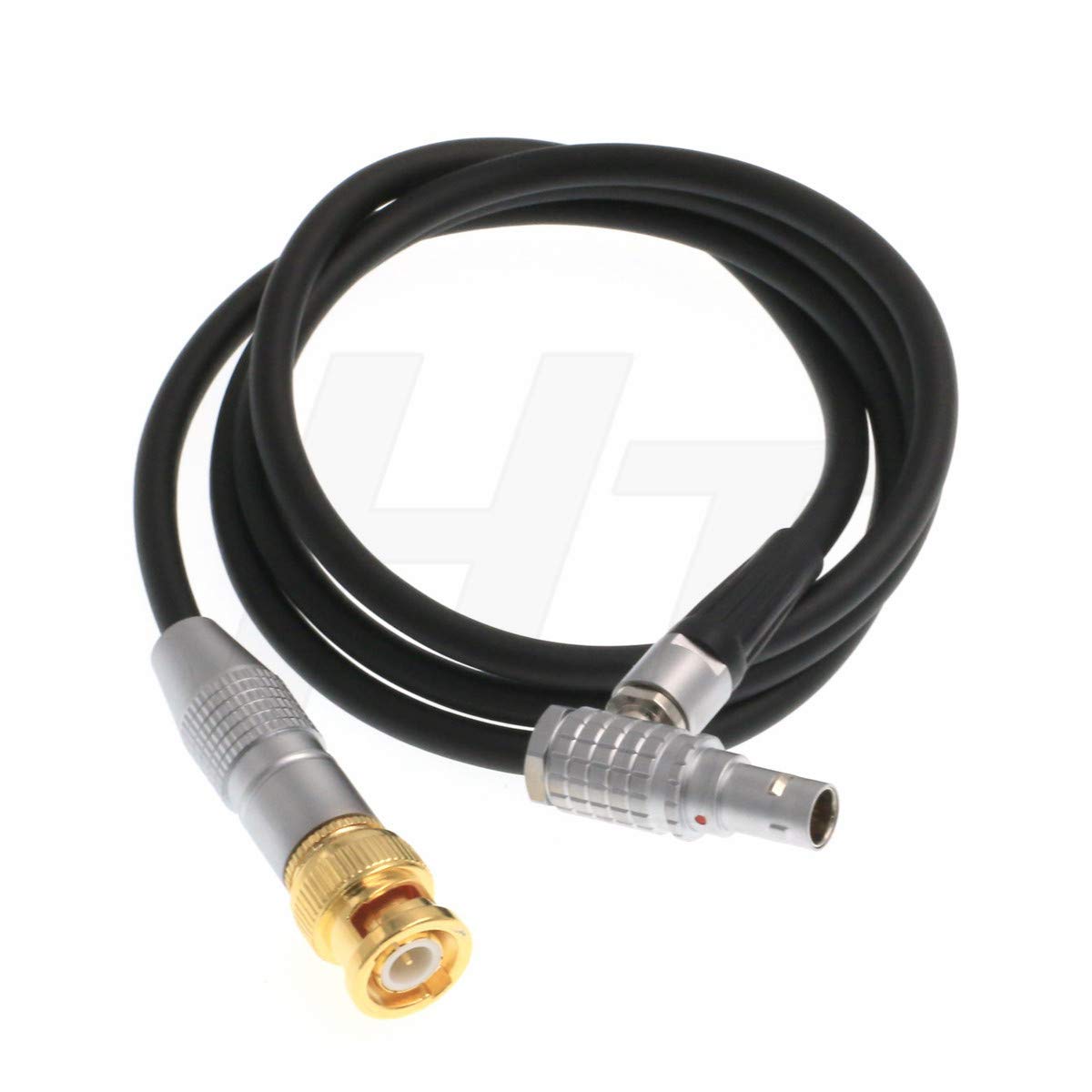 Timecode Sync Cable BNC to Right Angle 5 Pin Zoom F8 Lokit to Timecode Systems Alexa Camera Sound Devices (BNC to RA 5pin)