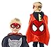 Ecparty Superheros Cape and Mask for Kids Costumes - 5pack