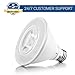 Hyperikon PAR30 Short Neck LED Bulb, Dimmable, 10W (65W Equivalent), 3000K (Soft White Glow) 820 lm, CRI 90+, Flood Bulb, Medium Base (E26), UL & ENERGY STAR - Great for Kitchen, Bedrooms (6 Pack)