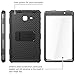 Galaxy Tab A 7.0 Case, Heavy Duty i-Blason Samsung Galaxy Tab A 7 2016 Armorbox Dual Layer Hybrid Full-Body Protective Kickstand Case with Front Cover and Built-in Screen Protector (Black)