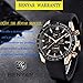 BENYAR Mens Watch Quartz Wrist Watches for Men Fashion Waterproof Casual Business Sports Silicone Chronograph Men Watch