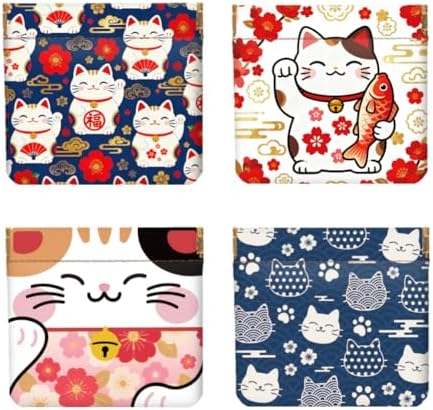 EatingBiting Japanese Style Zipper Maneki Neko Lucky Cat Chirimen