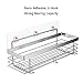 ODesign Shower Caddy Basket Shelf for Shampoo Conditioner Bathroom Kitchen Storage Organizer SUS304 Stainless Steel - No Drilling