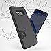 Galaxy S8 Case, Molan Cano [Crazy Bumper] Dual Layer PU Case Wallet Cover with 1 Card Slot for Samsung Galaxy S8 - Metallic Black