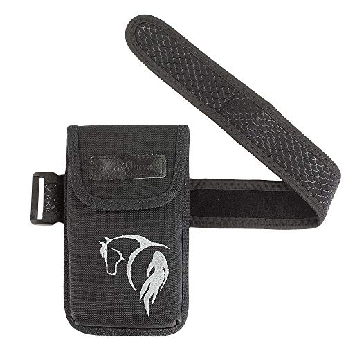 Herd Head Cell Phone Holster for Riders and Hikers w/Interior Pocket, Closure & Non