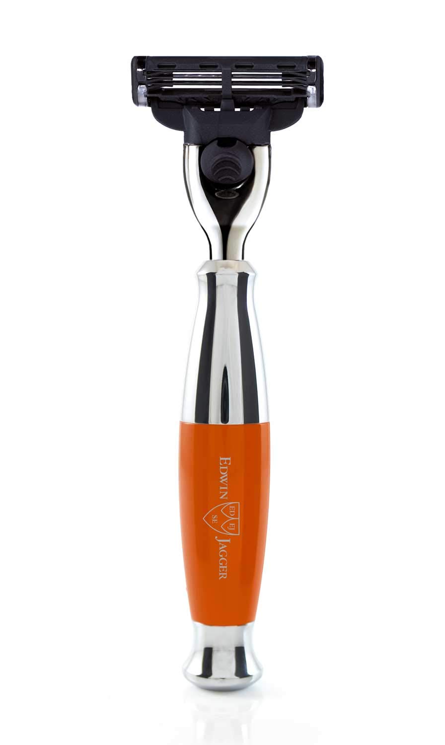 Edwin Jagger Chrome Plated Mach3 Razor Orange (Orange)