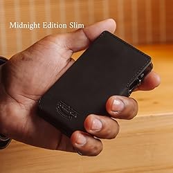 Double Oak Essentials SLIM Leather Pop-up Wallet