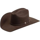 Justin Men&rsquo;s Rodeo Hat - 3X Wool Collection - Cattleman Crease Crown - 4&rdquo; Brim