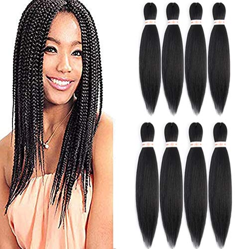 Amazon Com Una Pre Stretched Braiding Hair Yaki Braid