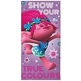 Trolls Glow Beach Towel 70cm x 140cm (TLSGLOTW001UK)