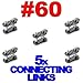 #60 Roller Chain Connecting Links (5 Pack)