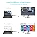 HDMI to VGA Adapter Cable 6Ft, HDMI Male to VGA Male Video Converter Cord Up to 1080P for Laptop, PC, TV Box, Nintendo Switch
