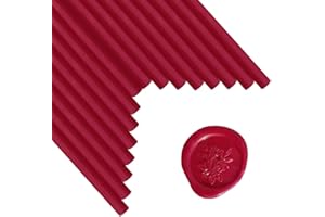Wax Seal Sticks, ANBOSE 16 Pieces Glue Gun Sealing Wax Sticks for Wax Seal Stamp, Wine Red Wax Seal Stick for 0.44 Inch Glue 