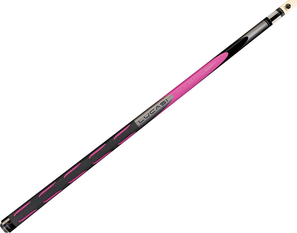 Lucasi Hybrid Original Pink Billiards Pool Cue (Weight=19oz)