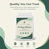 Supplements Wise Ginkgo Biloba 90 x 2000mg High Strength Capsules view 7