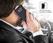 FYY Leather Case with Mirror for Samsung Galaxy S8, Leather Wallet Flip Folio Case with Mirror and Wrist Strap for Samsung Galaxy S8 Black
