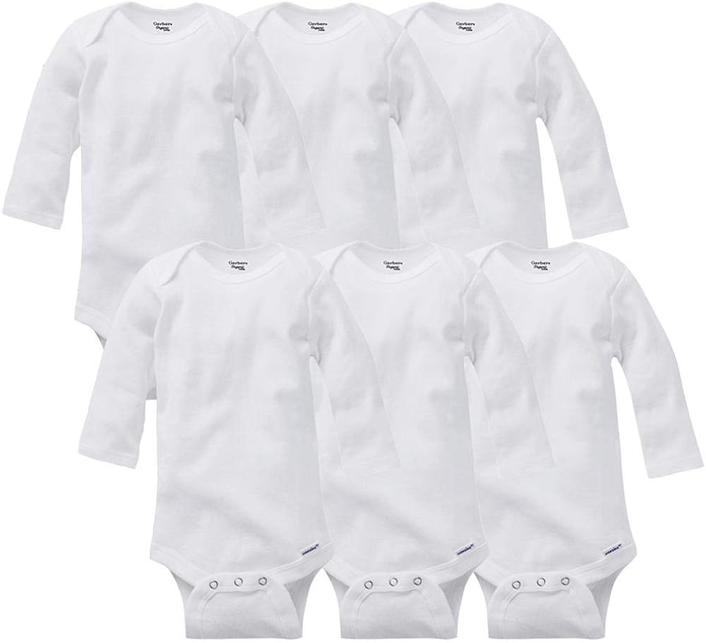 organic long sleeve onesies