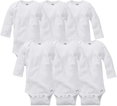 white organic onesies