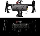 Rhinowalk Bike Front Bag 2.4L Handlebar Storage Waterproof Reflective Grey view 5