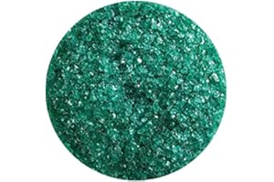BULLSEYE GLASS CO. 5 Oz Emerald Green Transparent Medium Frit - 90 Coe