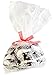 Starpack 'Sweet Treats' Clear Cellophane Treat Bags (20 Pcs) - Cellophane Clear Gift Bag with Ties for Cookies - Goody Pouch for Party Favours - Transparent Plastic Treat Bag, 11 X 5 Cello Bags