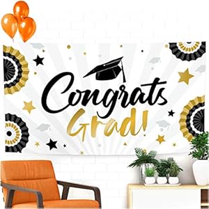 Graduation Banner 2022 – Graduation Decorations 2022 – Graduation Party Supplies 2022 – Large 71” x 40” Graduation…