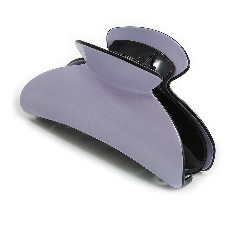 90mm Across/Large Pastel Lavender Acrylic Hair Claw/Hair Clamp
