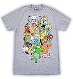The Muppets Crew Collage Adult Heather Grey T-shirt