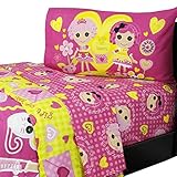 Lalaloopsy Comforter 5 Piece Reversible Twin Bedding Set with Bonus Tote Bag