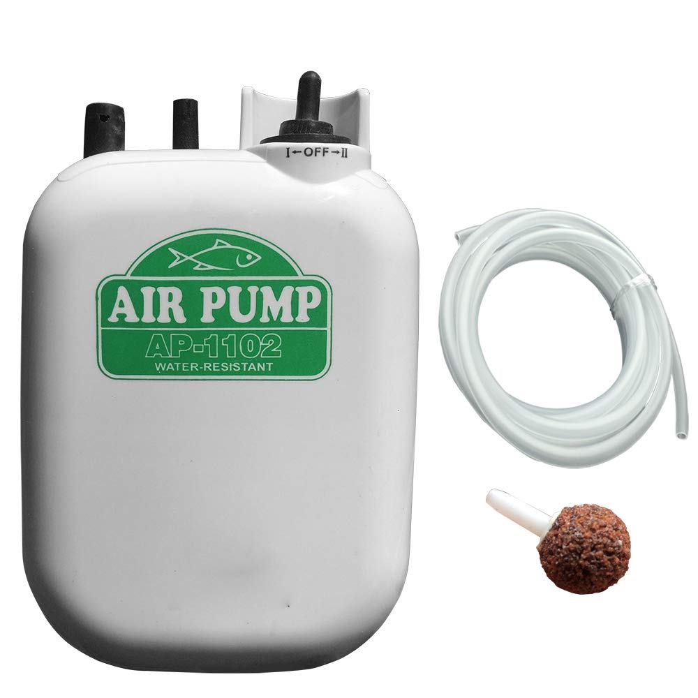 Roomax Aquarium Air Bubbler Pump Fish Aerator Single Outlet for 120