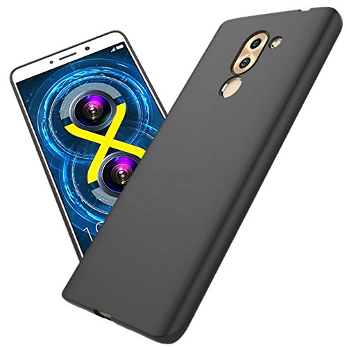 GoRogue Royal Slim Flexible Back Case Cover for Honor 6X [Jet Black]