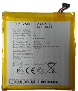 MLTrade - Bateria Original Alcatel TLP025DC para One Touch 8050D Pixi 4 (6), One Touch 9001D Pixi 4, Bulk
