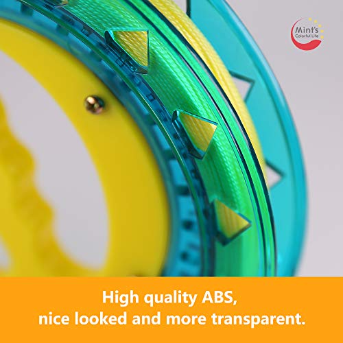 Mint's Colorful Life Kite Line Reel Winder 7inches Dia with 600 feet String (60 lbs) for Kids/Teens, Blue - Thumbnail 3