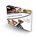 Berglander Black Coating Stainless Steel Knife Set, Chef Knife, Carving Knife, Bread Knife, Utility Knife, Paring Knife Gift Box Pack of 6