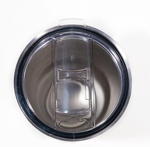 EKOwares Splash Resistant Replacement Lid for 30 oz. Stainless Steel Tumbler, Clear