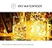 GEEKHOM Led String Lights, 33ft 100 LEDs 8 Modes Waterproof Copper Wire Fairy Lights Dimmable Decorative Light with Remote  for Indoor Outdoor Bedroom Patio Garden Xmas Trees Party (Warm White)