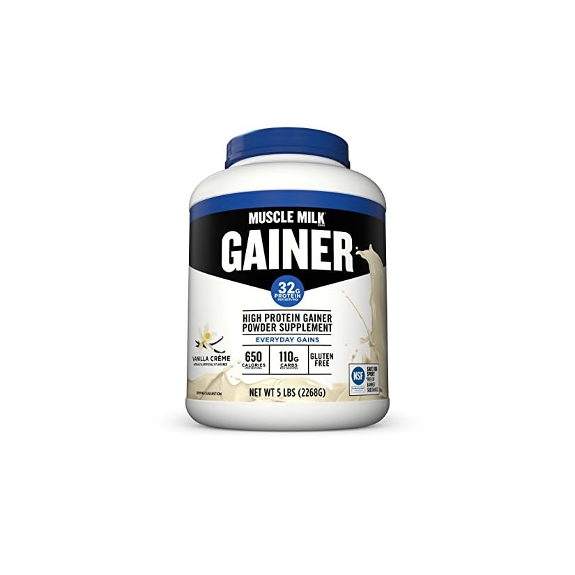 Muscle Milk Gainer Protein Powder, Vanilla Creme, 32g