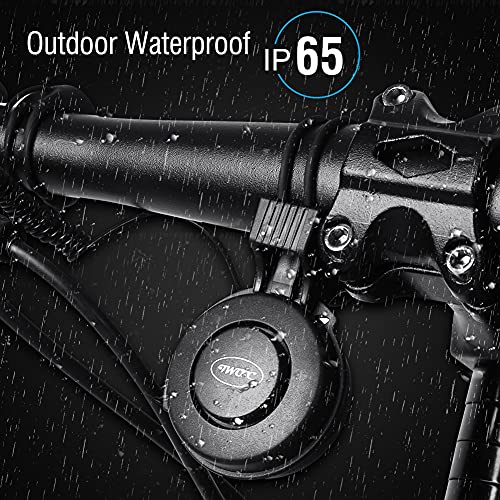 Fietstoeter Elektrische fietsbel USB Oplaadbare fietsbel Volume instelbaar voor mountainbike(Zwart) - Image 4