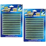 Green Gobbler BIO-Flow Drain Strips - 24 Strips | Drain Cleaner & Deodorizer Drain Sticks