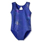 Leotards for Girls Ballet Gymnastics Long Sleeve Sparkles Navy Black Pink 2-10 Years Old