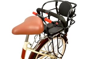 UOIWYAW Child Bike Seat,Rear Mount Baby Bike Seat,Kids Back Bike Seat Safety Carrier for Adult Bike Attachment,Mountain Bike,Electric Bikes,Bicycles (Black)