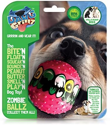 Dawg Grillz Dog Balls, Dog Toys, Zombie Ballz