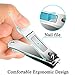 Nail Clippers Set Fingernail and Toenail Clipper Cutter,SNCTG 2 PCS Sharp Zinc Alloy Stainless Steel Trimmers Set for Men and Women Thick Nails and 1 PCS Slant Eyebrow Tweezers (Naill clipper)