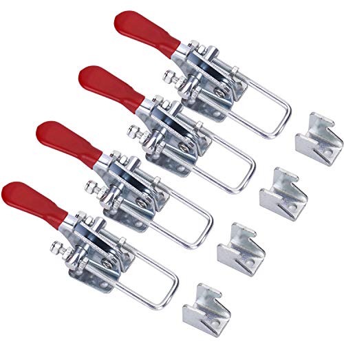 image for Accessbuy 4PCS Toggle Clamp Steel latch 360 lbs Toggle Clamp Latch Ver